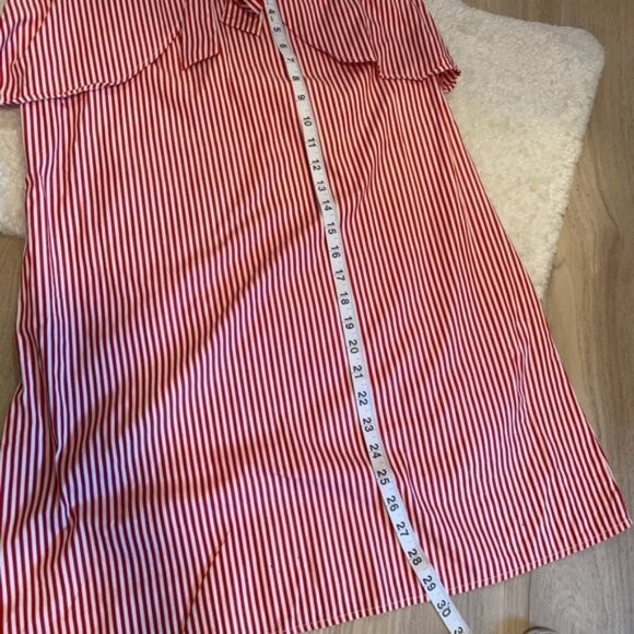 KAZO Pinstripe Summer Dress - Picture 12 of 13